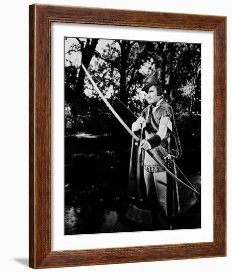 Errol Flynn - The Adventures of Robin Hood-null-Framed Photo