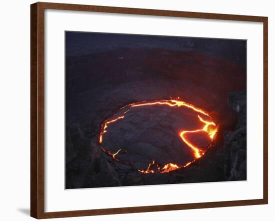 Erta Ale Lava Lake, Danakil Depression, Ethiopia-null-Framed Photographic Print