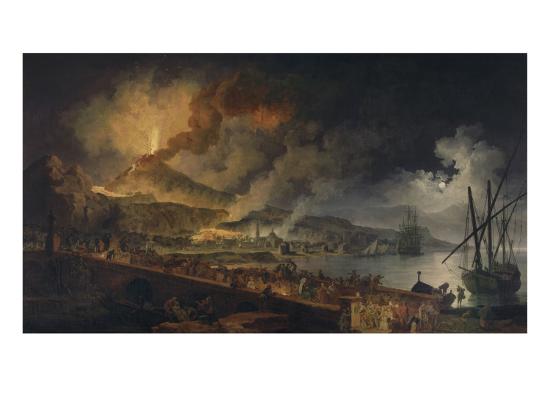 Eruption Du Vesuve Et Vue De Portici Giclee Print Pierre Jacques Volaire Art Com Eruption Du Vesuve Et Vue De Portici Giclee Print Pierre Jacques Volaire Art Com