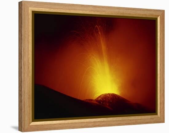 Eruption of Highly Active Volcan Pacaya, South of Guatemala City, Guatemala, Central America-Robert Francis-Framed Premier Image Canvas