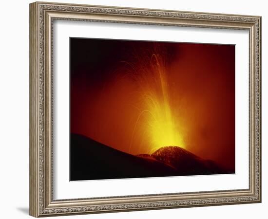 Eruption of Highly Active Volcan Pacaya, South of Guatemala City, Guatemala, Central America-Robert Francis-Framed Photographic Print