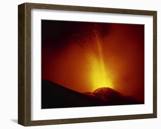 Eruption of Highly Active Volcan Pacaya, South of Guatemala City, Guatemala, Central America-Robert Francis-Framed Photographic Print