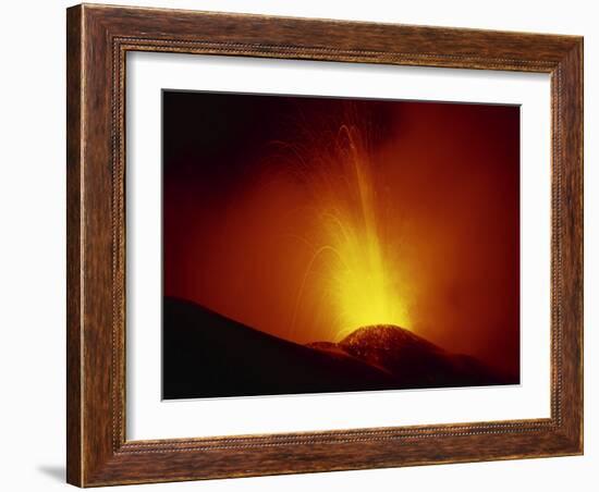 Eruption of Highly Active Volcan Pacaya, South of Guatemala City, Guatemala, Central America-Robert Francis-Framed Photographic Print