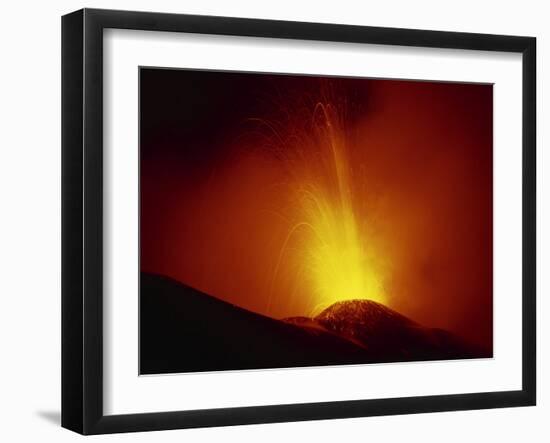 Eruption of Highly Active Volcan Pacaya, South of Guatemala City, Guatemala, Central America-Robert Francis-Framed Photographic Print