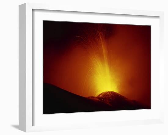 Eruption of Highly Active Volcan Pacaya, South of Guatemala City, Guatemala, Central America-Robert Francis-Framed Photographic Print