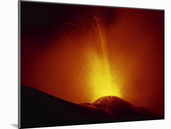 Eruption of Highly Active Volcan Pacaya, South of Guatemala City, Guatemala, Central America-Robert Francis-Mounted Photographic Print