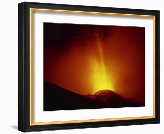 Eruption of Highly Active Volcan Pacaya, South of Guatemala City, Guatemala, Central America-Robert Francis-Framed Photographic Print