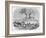 Eruption of Mount Pelee, in the Island of Martinique Engraving-null-Framed Giclee Print