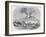 Eruption of Mount Pelee, in the Island of Martinique Engraving-null-Framed Giclee Print