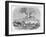 Eruption of Mount Pelee, in the Island of Martinique Engraving-null-Framed Giclee Print