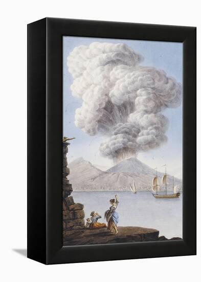 Eruption of Vesuvius, 1776-Sir William Hamilton-Framed Premier Image Canvas