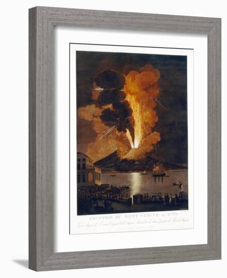 Eruption of Vesuvius, 1779-Miriam and Ira Wallach-Framed Photographic Print