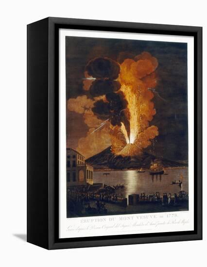 Eruption of Vesuvius, 1779-Miriam and Ira Wallach-Framed Premier Image Canvas