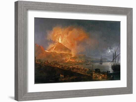 Eruption of Vesuvius in 1771-Pierre Jacques Volaire-Framed Giclee Print