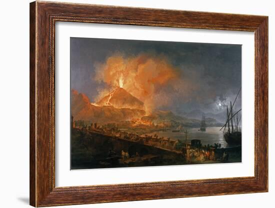 Eruption of Vesuvius in 1771-Pierre Jacques Volaire-Framed Giclee Print