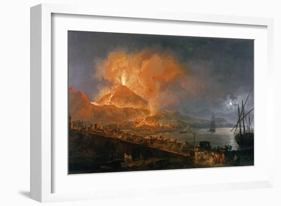 Eruption of Vesuvius in 1771-Pierre Jacques Volaire-Framed Giclee Print