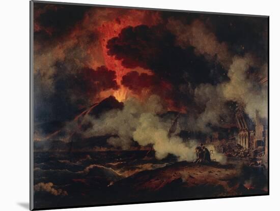 Eruption of Vesuvius-Pierre Henri de Valenciennes-Mounted Giclee Print