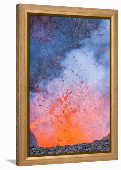 Eruption, Tolbachik Volcano, Kamchatka, Russia, Eurasia-Michael-Framed Premier Image Canvas