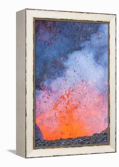 Eruption, Tolbachik Volcano, Kamchatka, Russia, Eurasia-Michael-Framed Premier Image Canvas