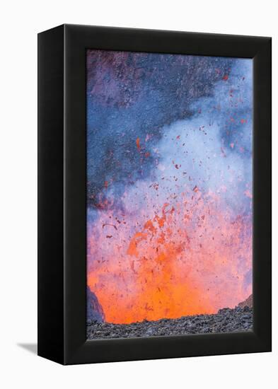 Eruption, Tolbachik Volcano, Kamchatka, Russia, Eurasia-Michael-Framed Premier Image Canvas