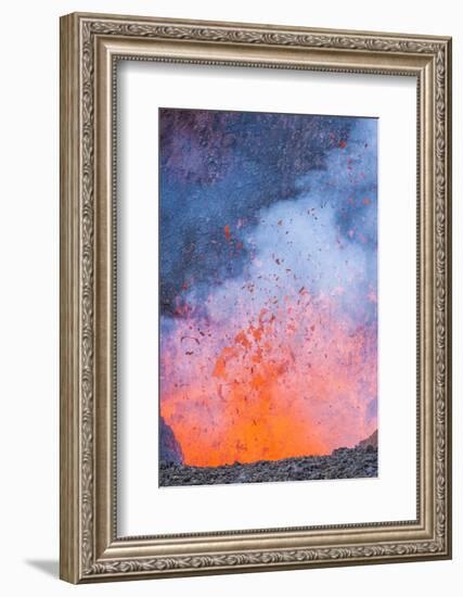 Eruption, Tolbachik Volcano, Kamchatka, Russia, Eurasia-Michael-Framed Photographic Print