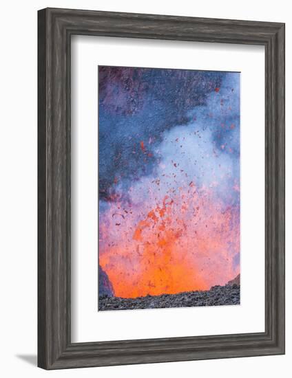 Eruption, Tolbachik Volcano, Kamchatka, Russia, Eurasia-Michael-Framed Photographic Print