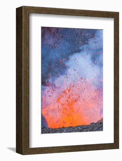 Eruption, Tolbachik Volcano, Kamchatka, Russia, Eurasia-Michael-Framed Photographic Print