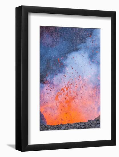 Eruption, Tolbachik Volcano, Kamchatka, Russia, Eurasia-Michael-Framed Photographic Print