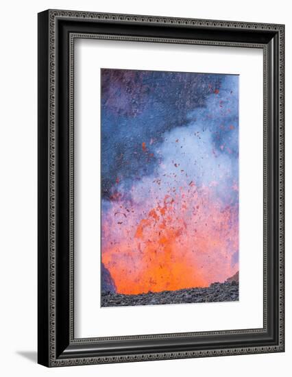 Eruption, Tolbachik Volcano, Kamchatka, Russia, Eurasia-Michael-Framed Photographic Print