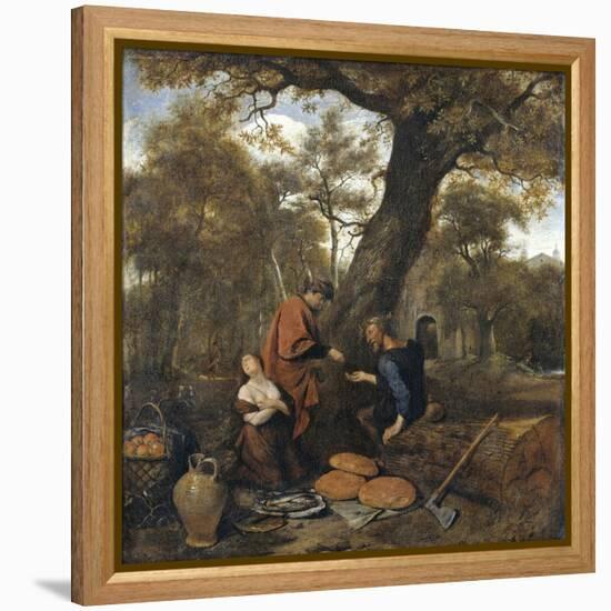 Erysichthon Sells His Daughter Mestra, 1660-Jan Havicksz Steen-Framed Premier Image Canvas