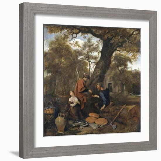 Erysichthon Sells His Daughter Mestra, 1660-Jan Havicksz Steen-Framed Giclee Print