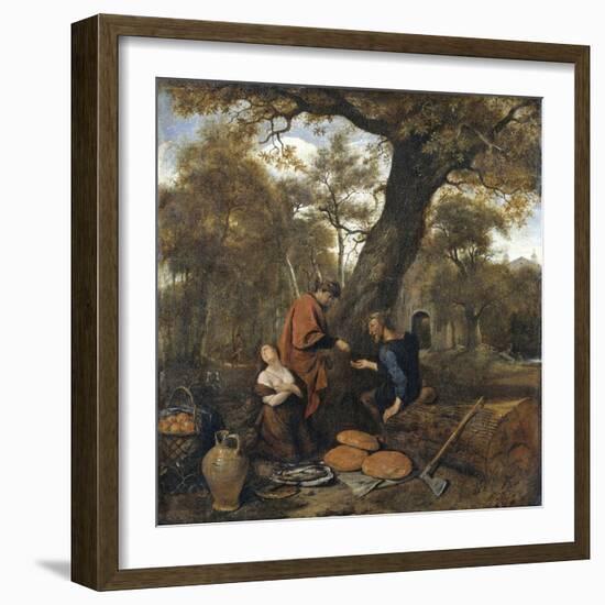 Erysichthon Sells His Daughter Mestra, 1660-Jan Havicksz Steen-Framed Giclee Print