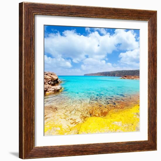 Es Calo De San Agusti in Formentera Balearic Islands-Natureworld-Framed Photographic Print