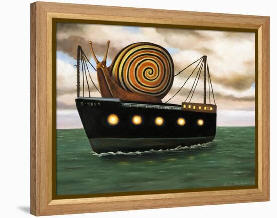 Es Cargot-Leah Saulnier-Framed Premier Image Canvas