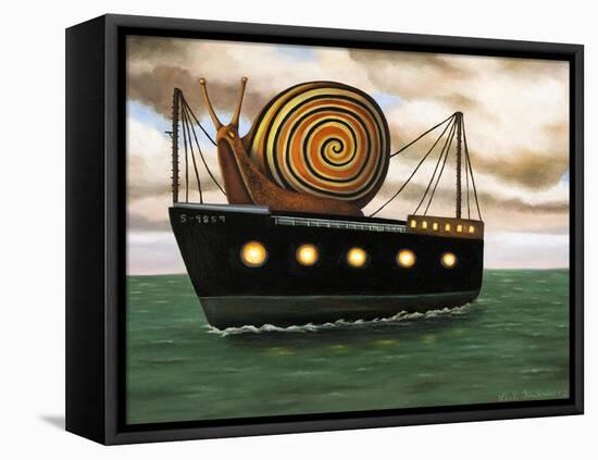 Es Cargot-Leah Saulnier-Framed Premier Image Canvas