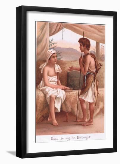 Esau Selling His Birthright-Henry Ryland-Framed Giclee Print