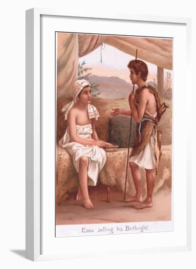 Esau Selling His Birthright-Henry Ryland-Framed Giclee Print