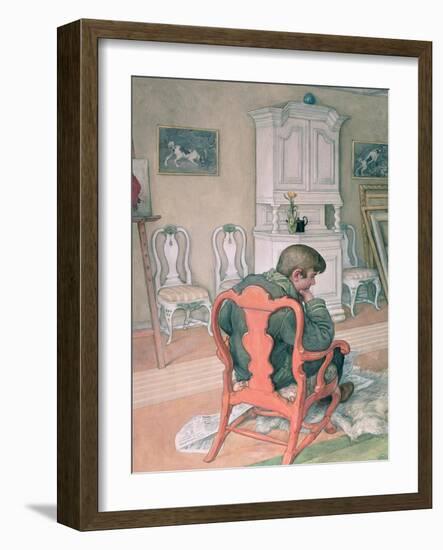 Esbjorn Convalescing-Carl Larsson-Framed Giclee Print