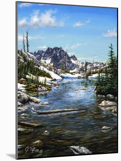 Esc. Tarn Painting-Jeff Tift-Mounted Giclee Print