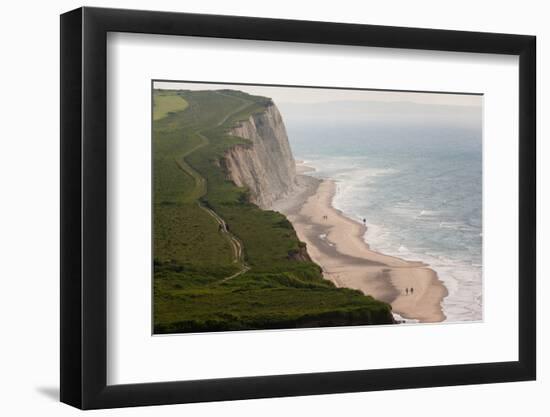 Escalles, Cote D'Opale, Pas De Calais, France-Walter Bibikow-Framed Photographic Print