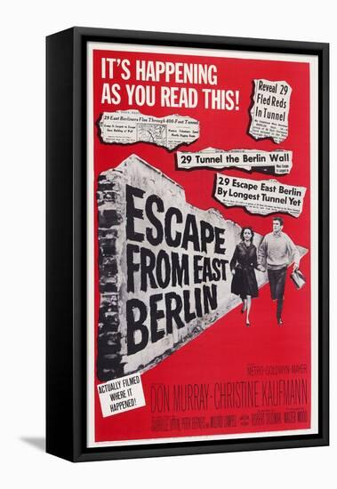 Escape from East Berlin, 1962-null-Framed Stretched Canvas