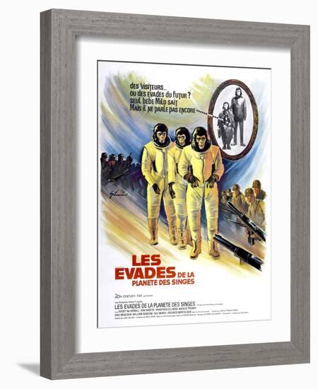 Escape From The Planet of the Apes, (aka Les Evades De La Planete Des Singes), 1971-null-Framed Art Print