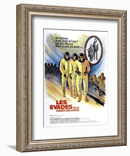 Escape From The Planet of the Apes, (aka Les Evades De La Planete Des Singes), 1971-null-Framed Art Print