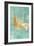 Escape into Teal Abstraction II-Michael Marcon-Framed Art Print