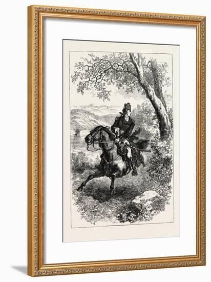 Escape of Benedict Arnold, 1740-1801, USA, 1870S-null-Framed Giclee Print