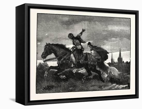 Escape of Jacqueline from Ghent-null-Framed Premier Image Canvas