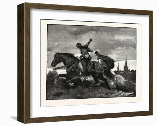 Escape of Jacqueline from Ghent-null-Framed Giclee Print