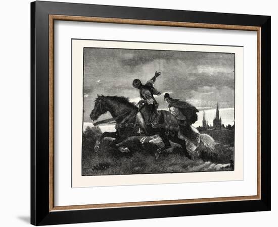 Escape of Jacqueline from Ghent-null-Framed Giclee Print