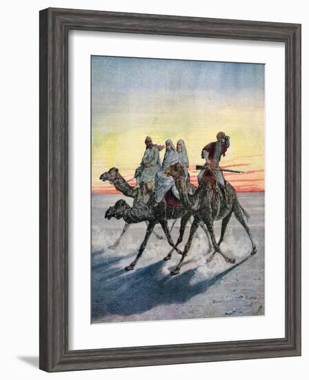 Escape of the Prisoners of the Mahdi, Khartoum, Sudan, 1892-Henri Meyer-Framed Giclee Print
