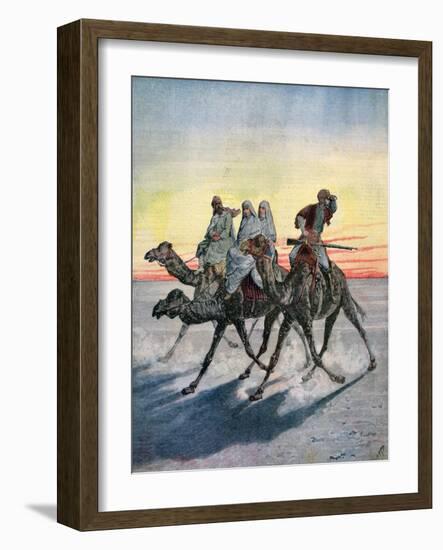 Escape of the Prisoners of the Mahdi, Khartoum, Sudan, 1892-Henri Meyer-Framed Giclee Print